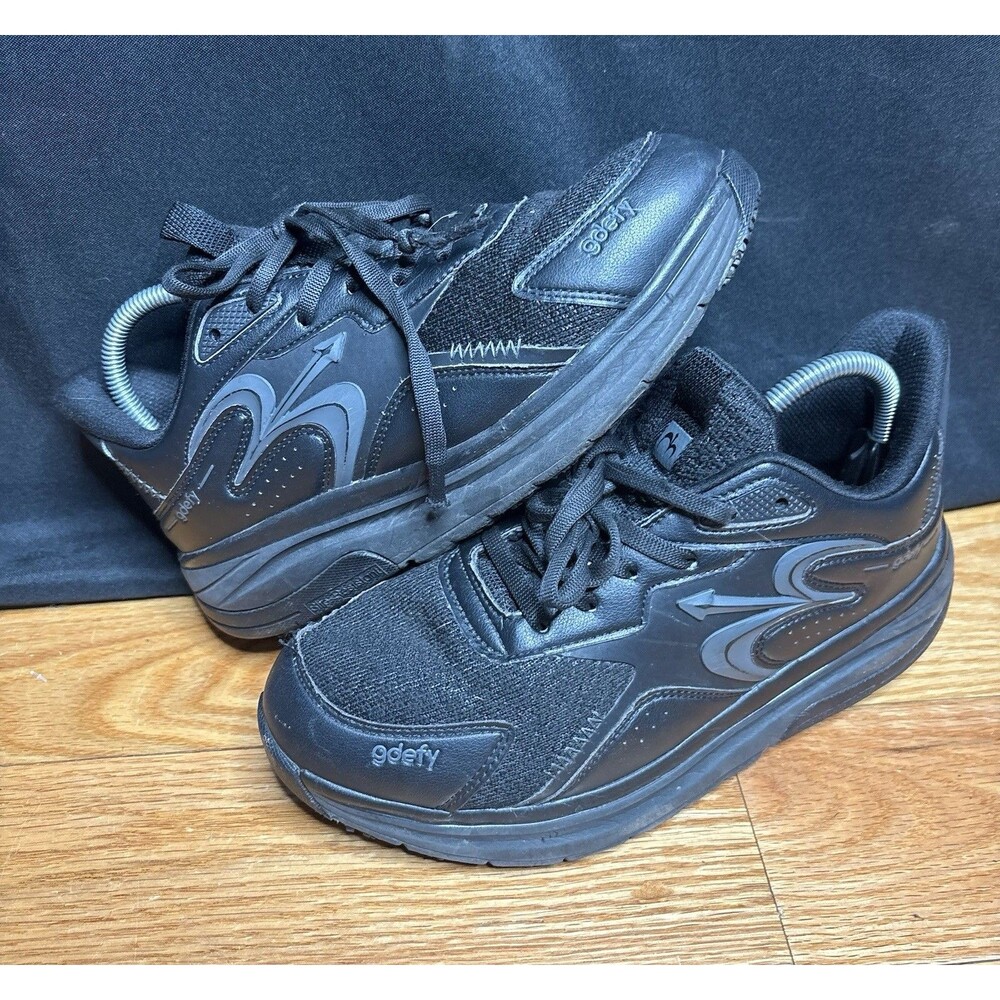 Gravity Defyer Shoes Women's 8.5 BLACK Work Slip Resistent Comfort Fit Gdefy